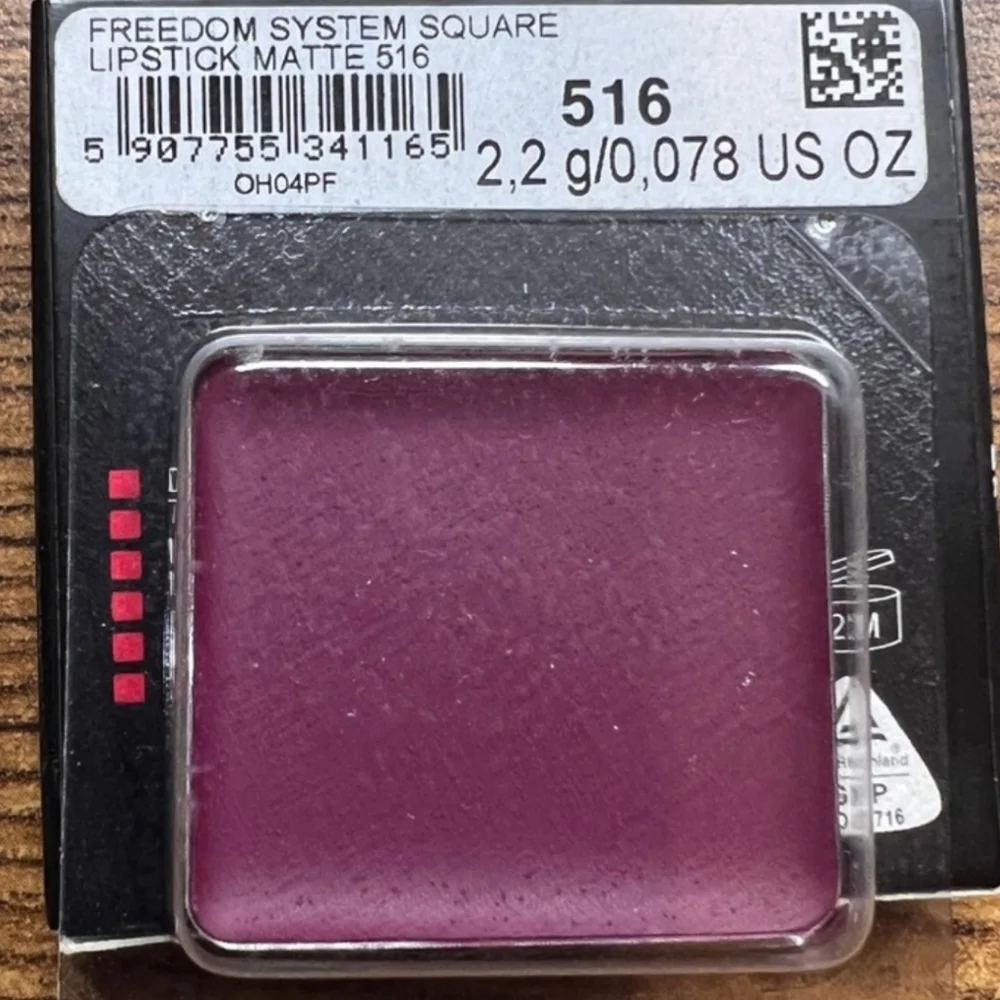 NWT Inglot Freedom System Lipstick #516